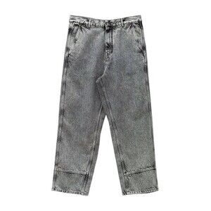 Oamc Mid-Length Washed Grey Denim Pants - NWT